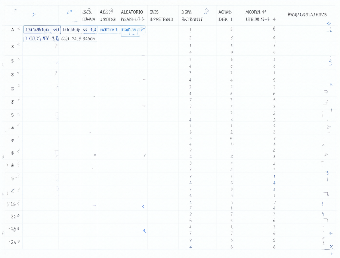 A detailed shot of an Excel formula being calculated in a cell.