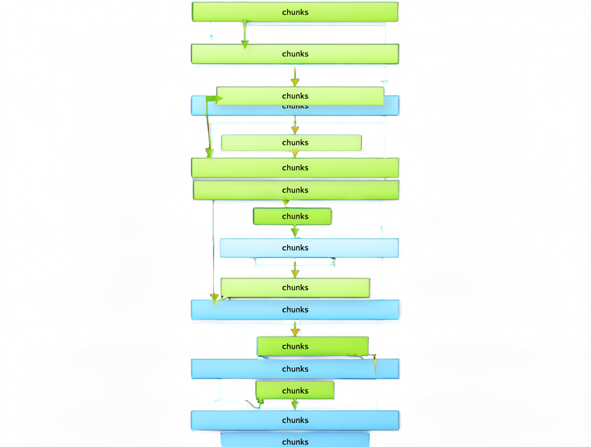 Diagrama técnico mostrando cómo dividir un video largo en segmentos para el procesamiento y evitar errores de VRAM.