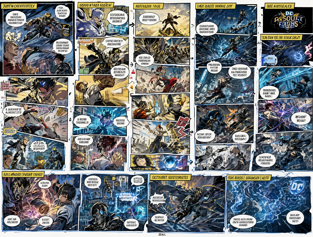 Diagrama visual mostrando la línea temporal de DC desde Golden Age hasta 2026, incluyendo los eventos de Crisis, New 52, Rebirth y All In