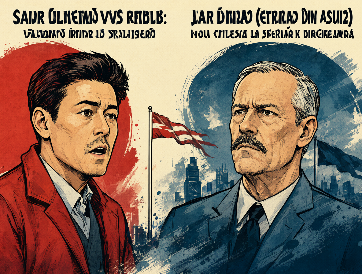 Gráfico comparativo de la trayectoria política de Fernando Villegas