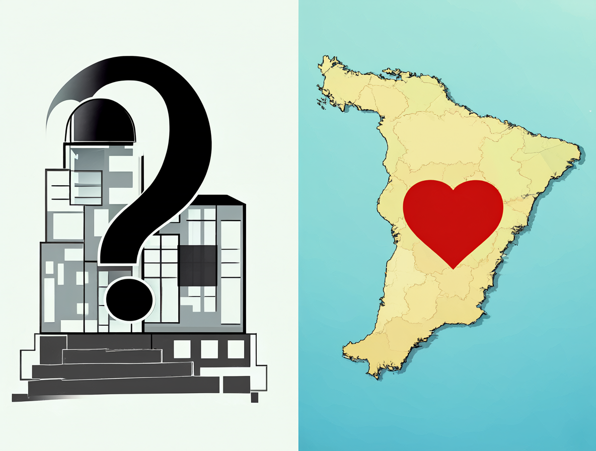 Un gráfico dividido mostrando la separación entre el estado gubernamental y la identidad cultural de un país.