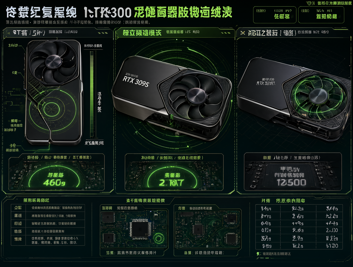 Gráfico comparativo mostrando el precio y la VRAM de diferentes GPUs