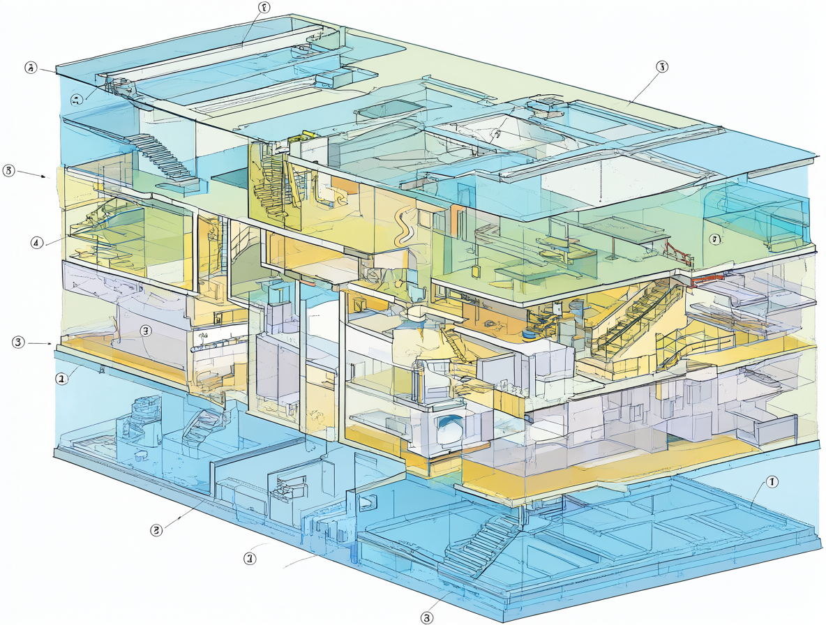 Esquema técnico detallado de la arquitectura interna de un sistema operativo moderno