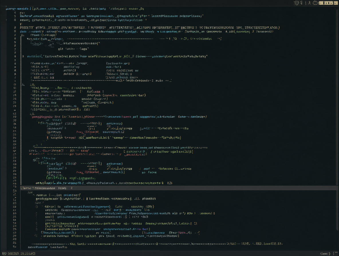 Fragmento de código mostrando la función get_comfyui_versions leyendo git tags.
