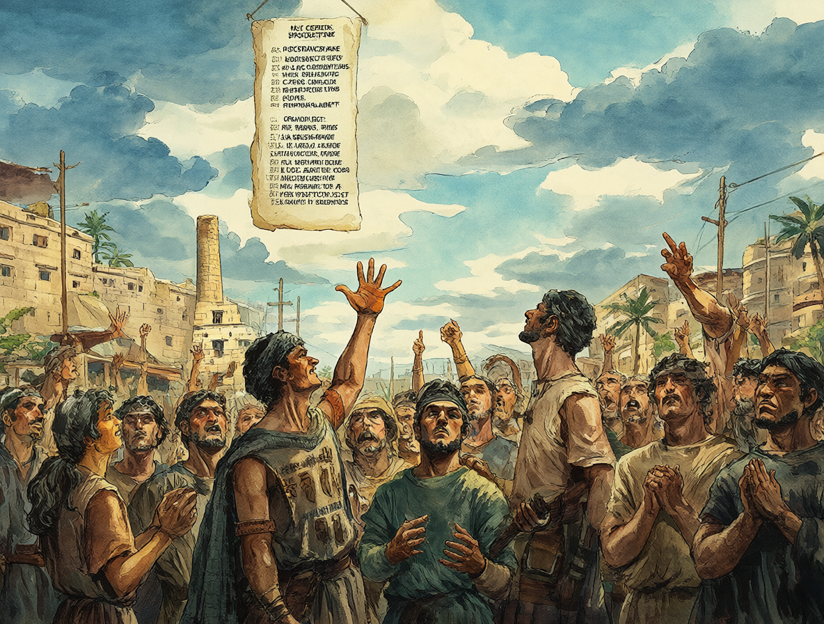 Ilustración del chiste de Life of Brian sobre lo que han hecho los romanos por nosotros.