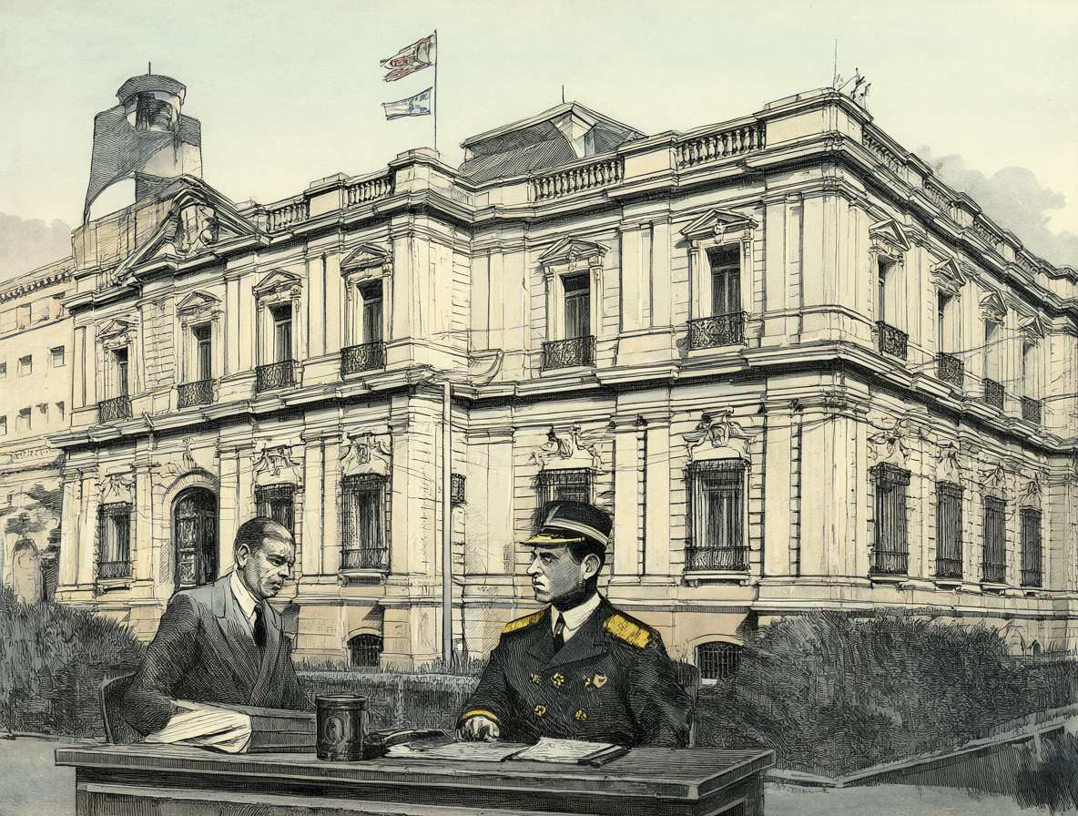 Representación gráfica de la intervención judicial en las oficinas de los políticos implicados.