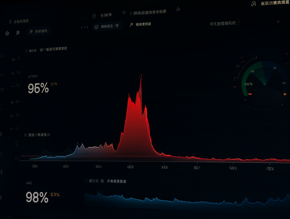 Dashboard de rendimiento con uso alto de GPU y CPU.