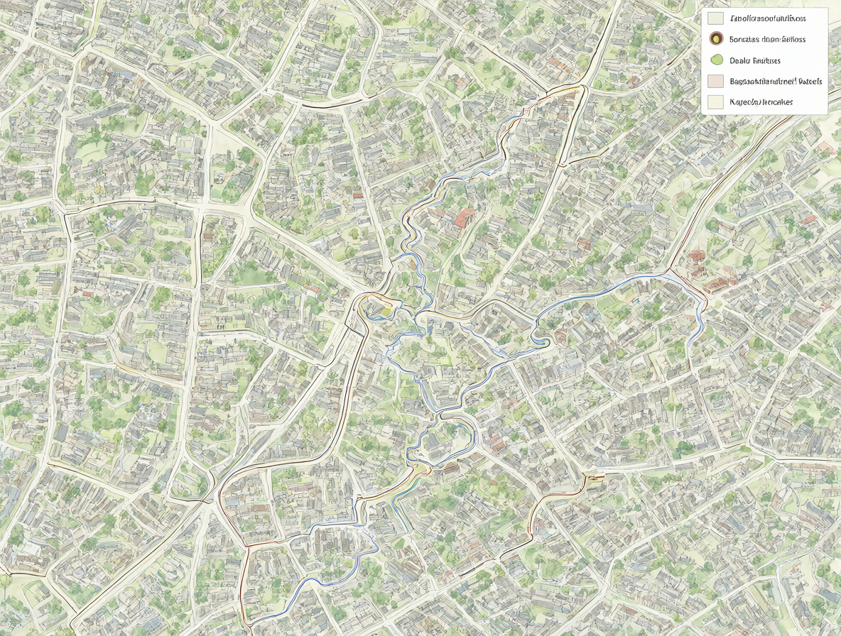 Mapa de los enclaves de Baarle