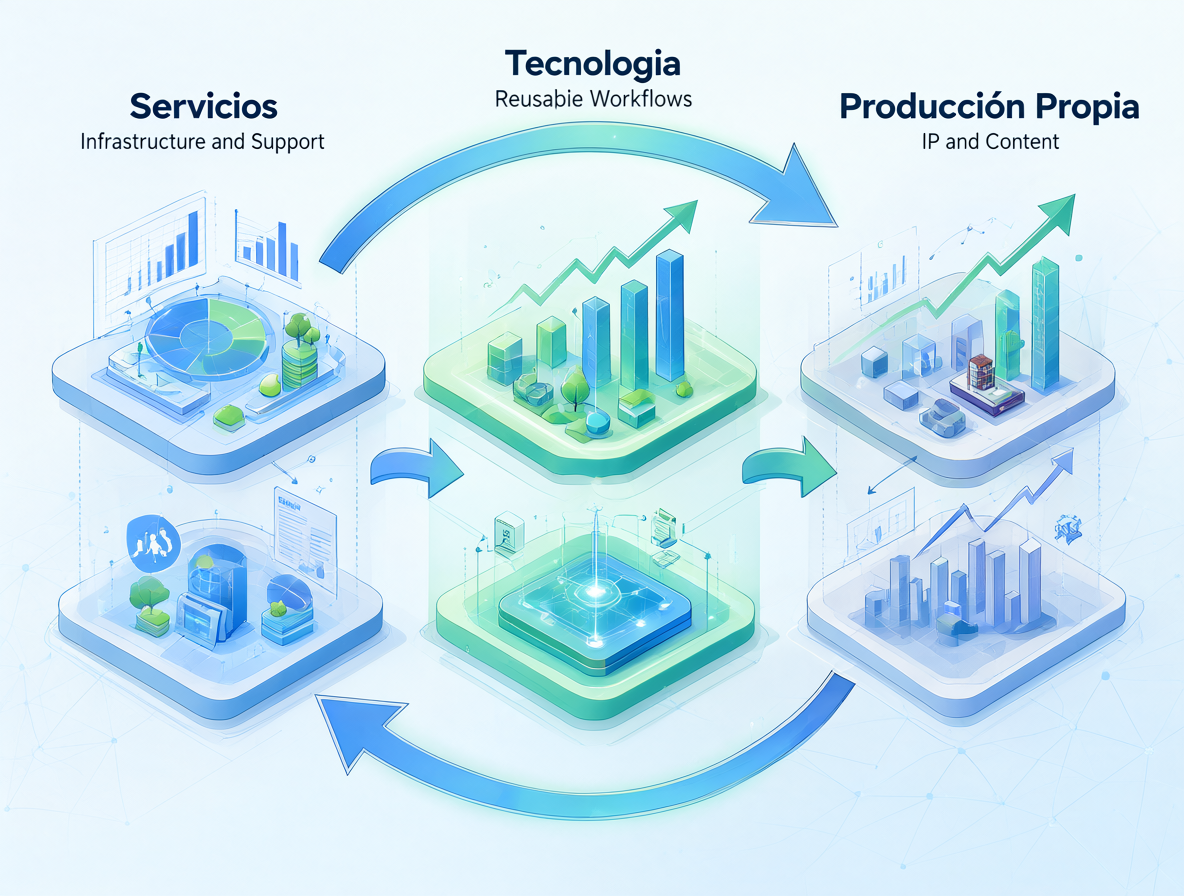 Diagrama del modelo de negocio de IA