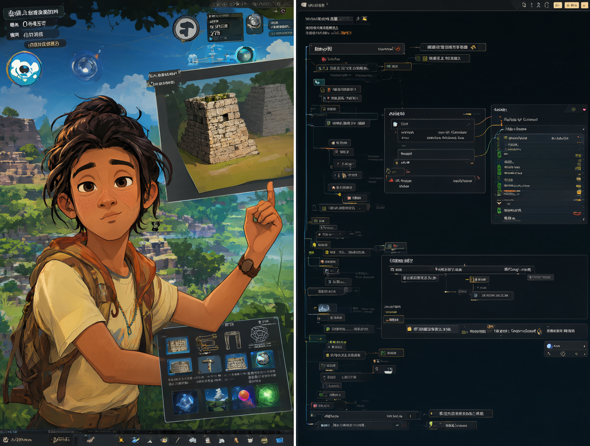 Imagen comparativa mostrando las diferencias técnicas entre la producción de Flow y Copán.