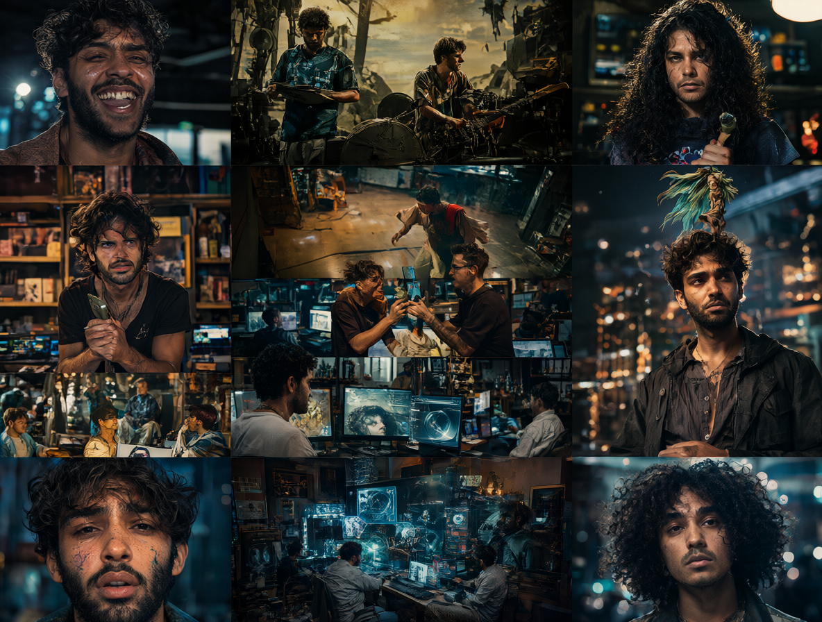 Collage of different creative profiles