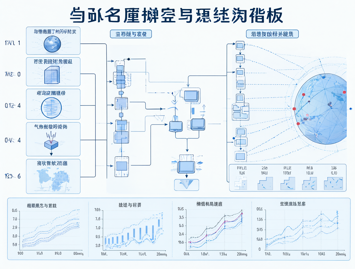 Diagrama de flujo mostrando documentos siendo analizados por una IA y alimentando un sistema cuantitativo.