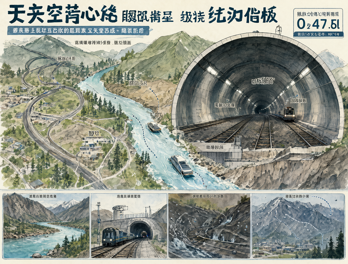 Gráfico comparativo de infraestructuras ferroviarias en Sudamérica.