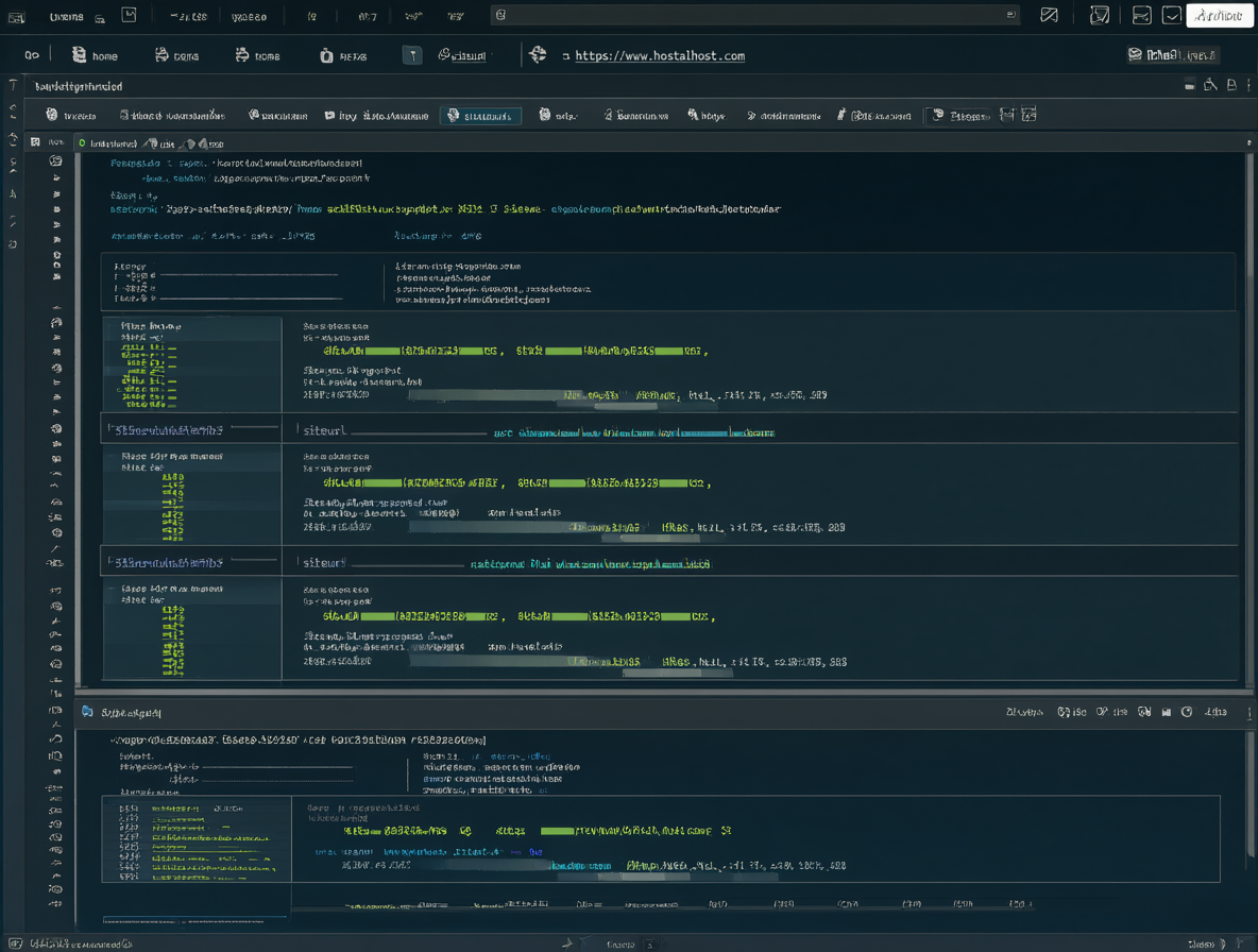Panel de configuración mostrando las variables de WordPress con el dominio correcto.
