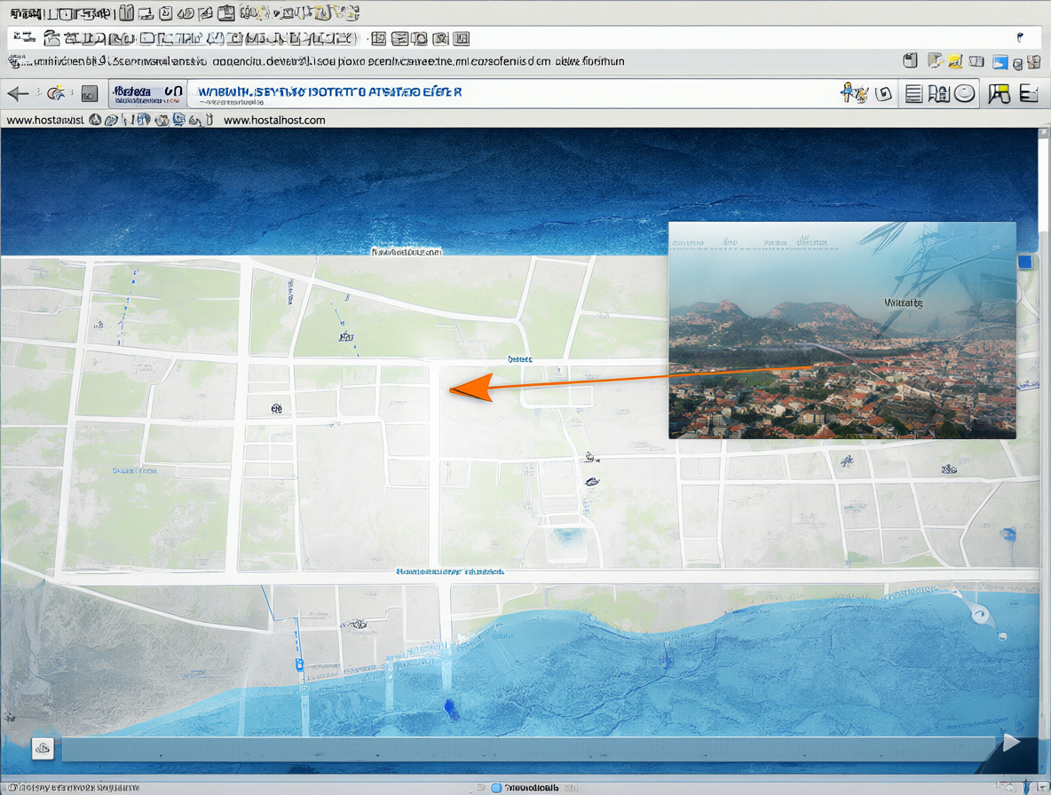 Representación visual de un entorno de desarrollo donde el archivo hosts permite redireccionar dominios a direcciones IP locales para pruebas.