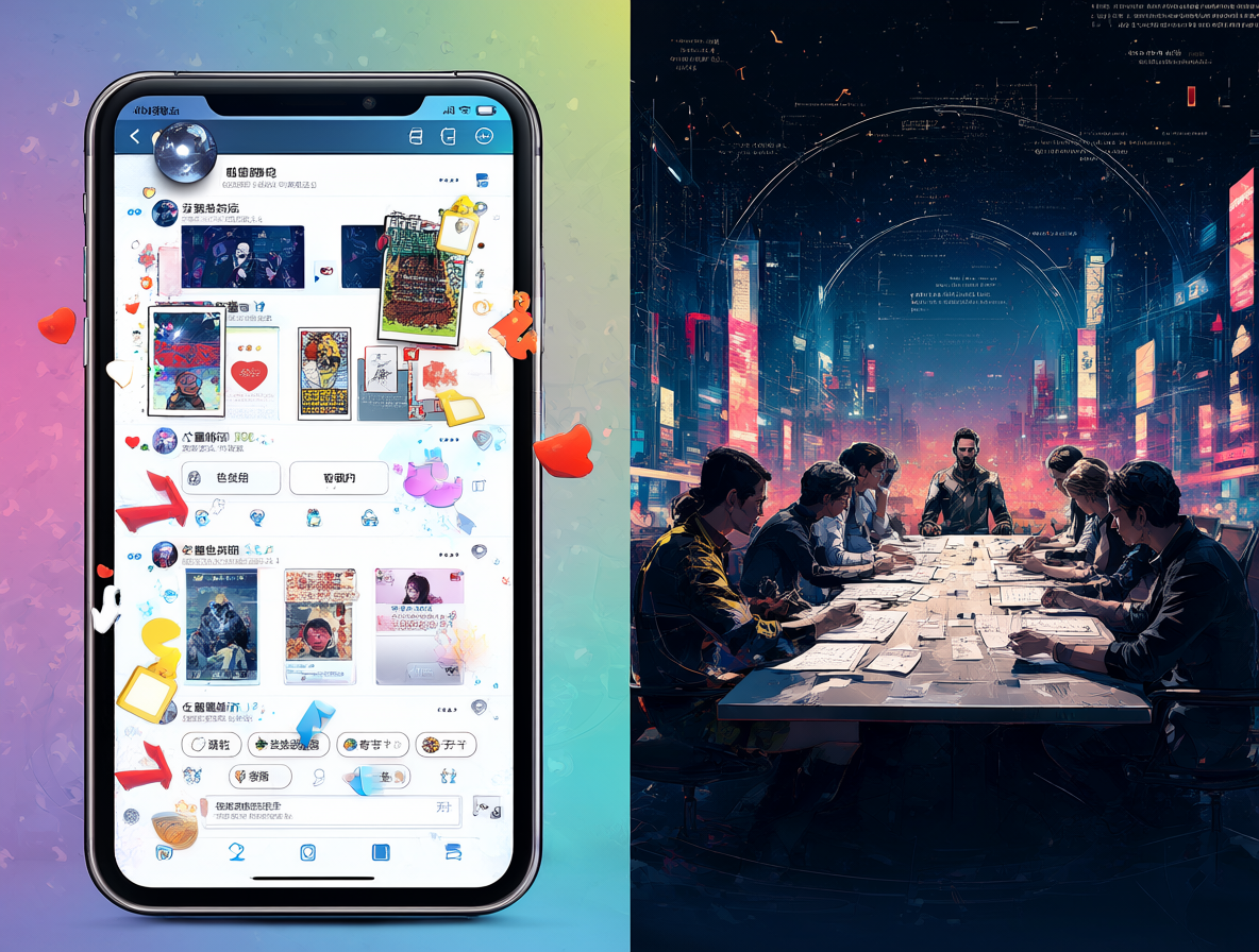 Imagen dividida mostrando un hilo viral en un smartphone y un set de filmación, simbolizando la transformación de las historias personales en contenido viral.