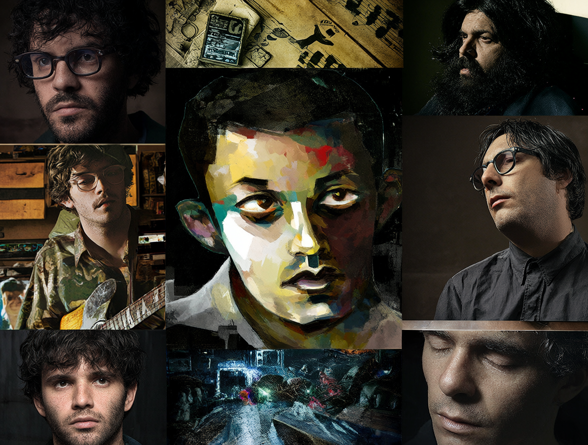 Fragmentos musicales combinados de Gorillaz y Gustavo Cerati.