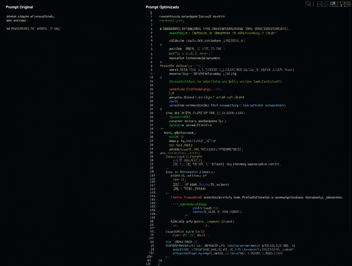 Bloque de texto mostrando la evolución desde una idea simple hasta un prompt detallado y estructurado.