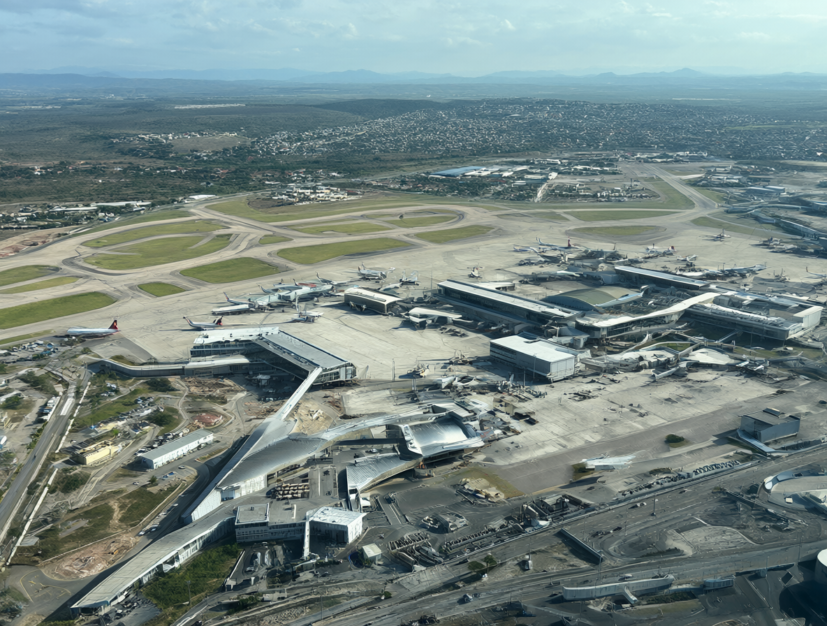 Vista del interior del nuevo terminal.