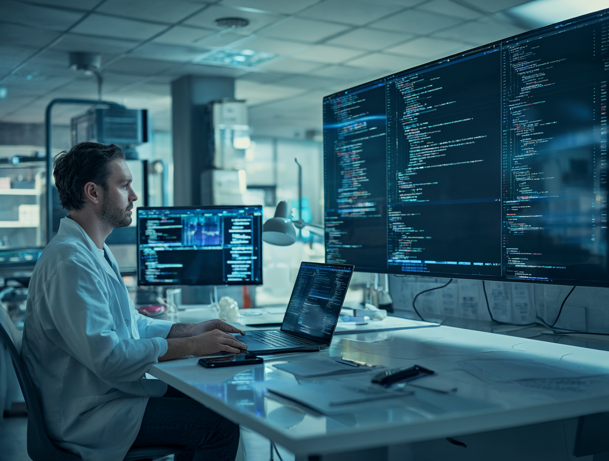 Imagen del entorno de trabajo y tecnología
