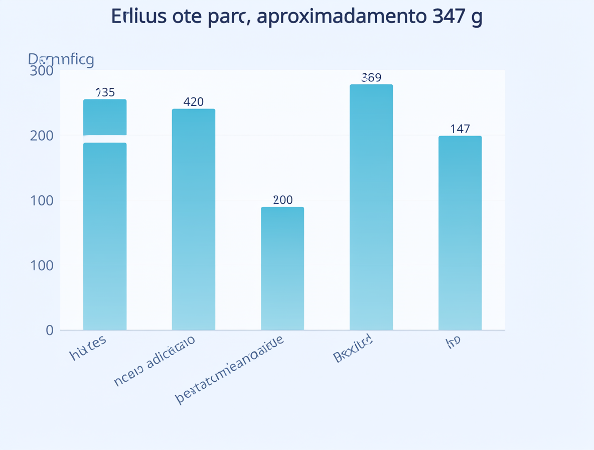 Gráfico mostrando las diferencias de peso entre la prótesis completa y el tejido extraído.