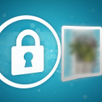 Un icono de inteligencia artificial junto a una imagen borrosa bloqueada, simbolizando la incapacidad de upscaling directo.