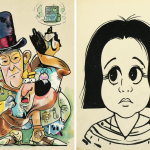 Comparación visual entre los cómics españoles y latinoamericanos, mostrando a Mortadelo y Filemón al lado de Mafalda.