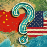 Mapa comparativo de China y Estados Unidos