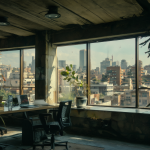 Vista del edificio moderno de la oficina de The Clinic en Santiago