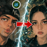 Imagen dividida mostrando a Dalas Review y Numinosa separados por un símbolo de tensión, con sus respectivos logos.