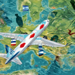 Avión oficial israelí en suelo europeo bajo observación diplomática