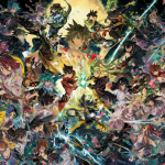 Collage vibrante con diseños icónicos de personajes de diversos animes aclamados.