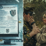 Imagen dividida mostrando un documento legal digital frente a una interacción humana, simbolizando el choque entre sistemas de registro y la realidad.