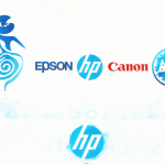 Logos de Epson, Canon, HP y Brother lado a lado en una comparativa