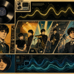 Ilustración sobre la historia del mastering de The Beatles