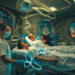 Máquina futurista para ver sueños en la clínica de House M.D.