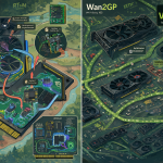 Diagrama mostrando las diferencias entre ComfyUI y Wan2GP en el manejo de memoria VRAM.