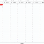 Captura de pantalla de Excel mostrando filas de datos y celdas marcadas como incidencias.