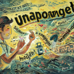 Un editor trabajando sobre conceptos de traducción, rodeado por palabras en inglés y sus equivalentes propuestos en español.