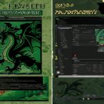 Imagen comparativa mostrando dos sistemas operativos lado a lado, uno con terminal verde y otro con escritorio gráfico.
