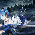 Subaru y Rem en una ilustración de Re:Zero