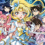 Ilustración del crossover entre las Guerreras Mágicas Precure y el detective Conan
