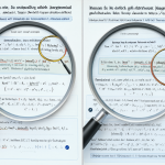 Una vista dividida mostrando dos sitios web lado a lado, con una lupa resaltando las diferencias sutiles en el nombre del dominio.
