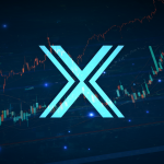 Logo de la plataforma financiera XTB en un contexto de inversión segura.
