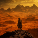 Retrato de Paul Atreides en el desierto