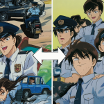 Ilustración dividida que compara el estilo de animación de las OVAs con la serie de TV.
