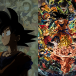 Imagen dividida mostrando la evolución desde las películas no canónicas tradicionales hasta las modernas que cambian el canon del anime.