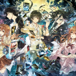 Representación artística de las figuras creativas clave tras Tari Tari y su estudio P.A. Works.