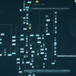 Vista detallada de un nodo de configuración de semilla en una aplicación de generación de imágenes por IA.