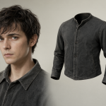 Split composition showing a character's face on one side and their clothing on the other, highlighting the separation problem in image editing models.